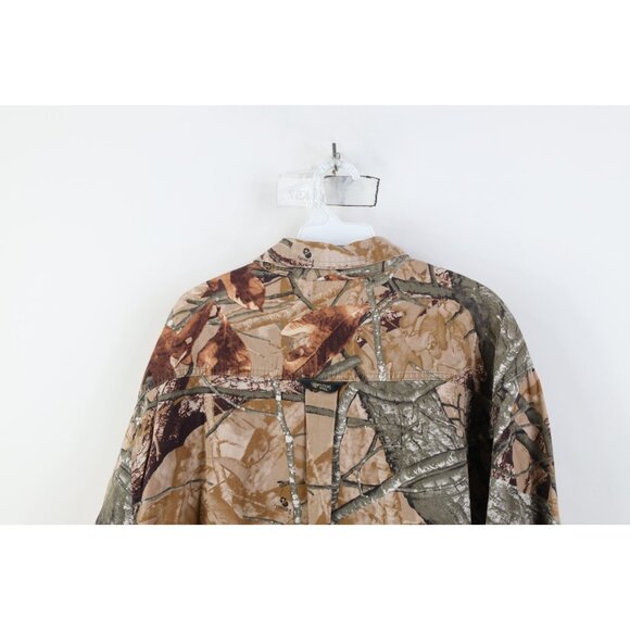 Vintage 90s Y2K Streetwear Mens XL Faded Camouflage Collared Button Down Shirt - Picture 11 of 12